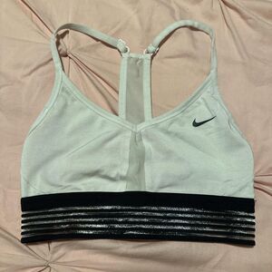 Nike Women's White and Cream Top